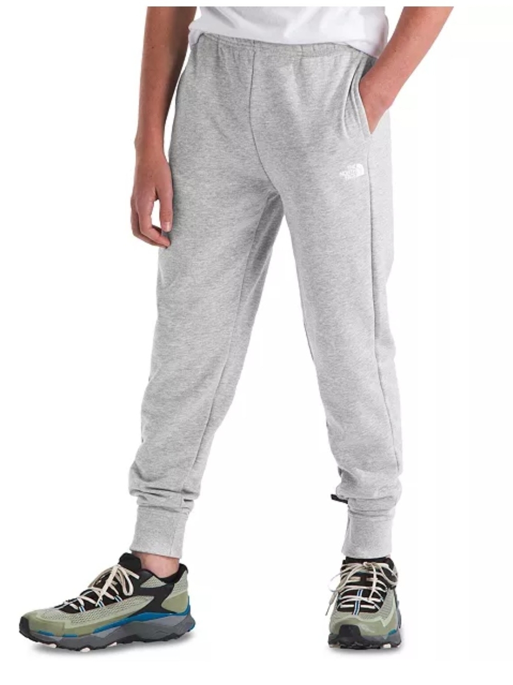 The North Face Big Kids Camp Fleece Joggers Size M(10) Gray Heather